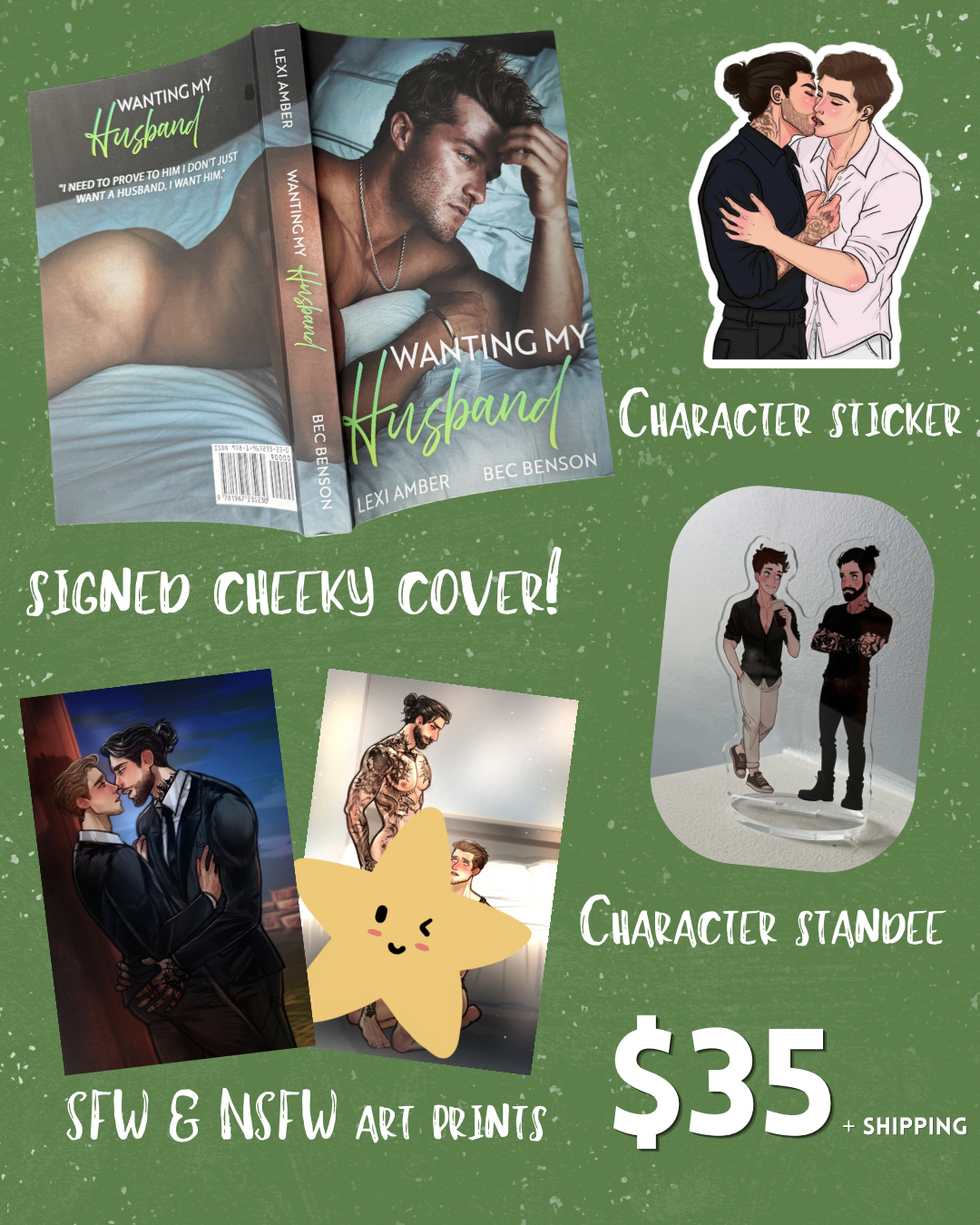 Wanting My Husband WEBSITE EXCLUSIVE CHEEKY COVER BOOK BUNDLE