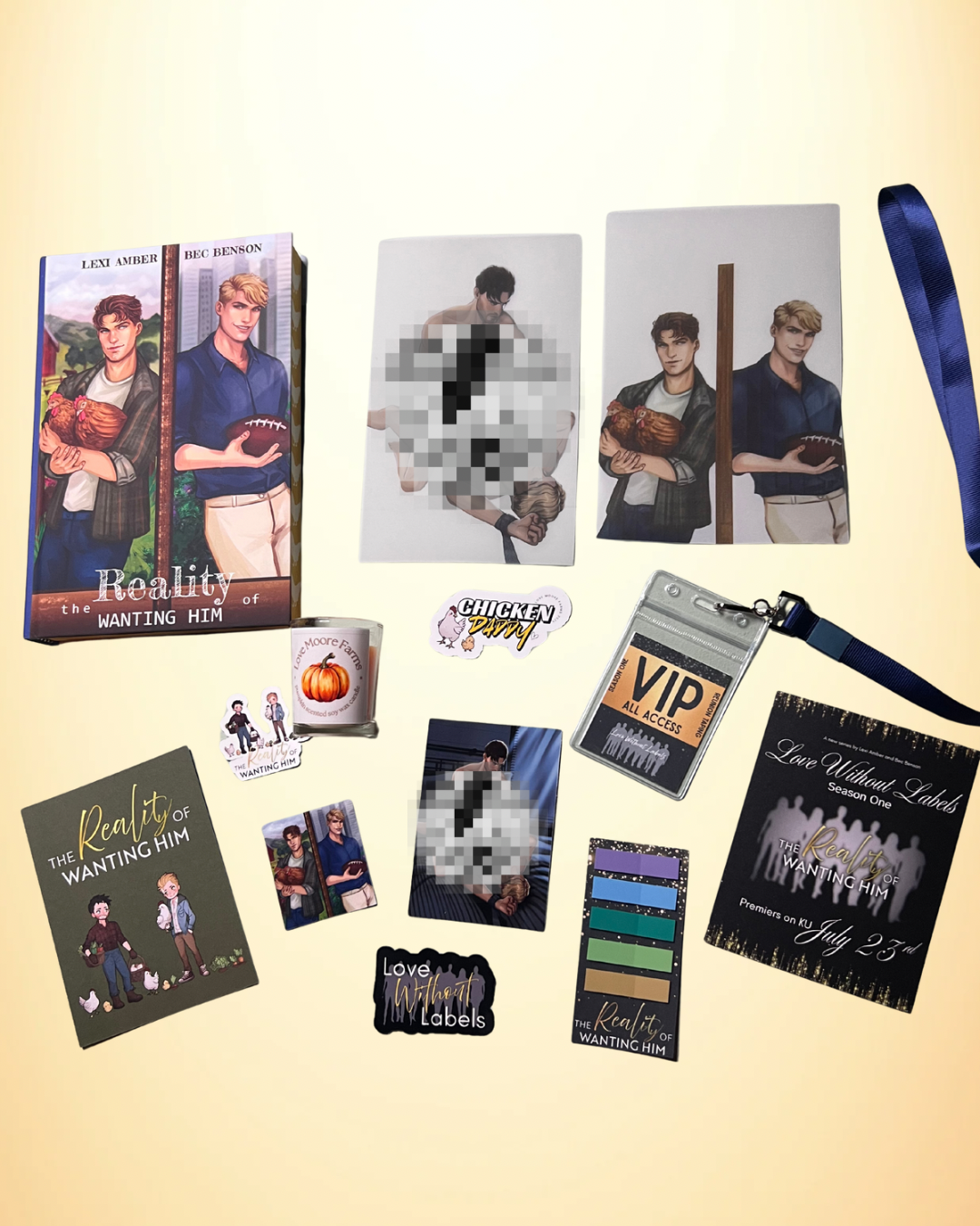 The Reality of Wanting Him Illustrated Hard Cover Book Box