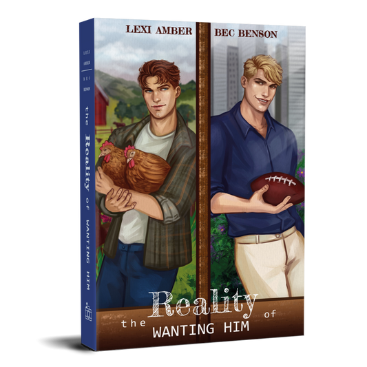 Signed book plate, Illustrated Hardcover The Reality of Wanting Him