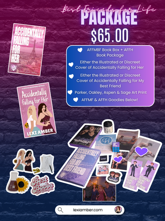 Best Friends For Life Package: Accidentally Falling For Her AND sprayed edge Accidentally Falling For My Best Friend full box