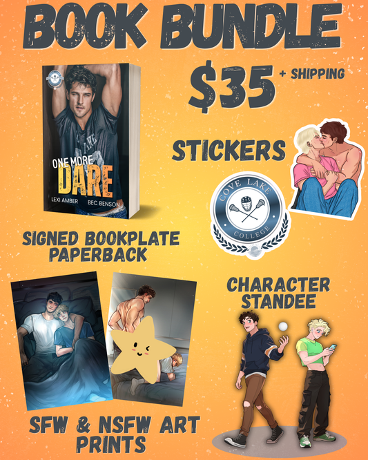 One More Dare BOOK BUNDLE with standee