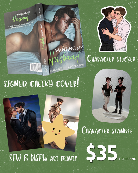 Wanting My Husband WEBSITE EXCLUSIVE CHEEKY COVER BOOK BUNDLE