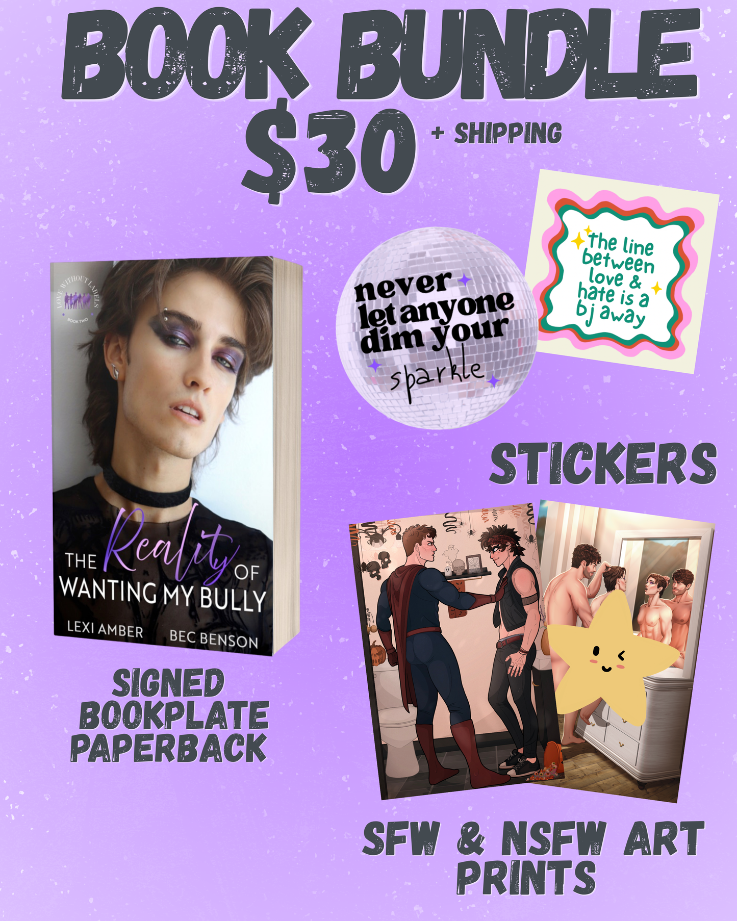 Book Bundle-The Reality of Wanting My Bully paperback