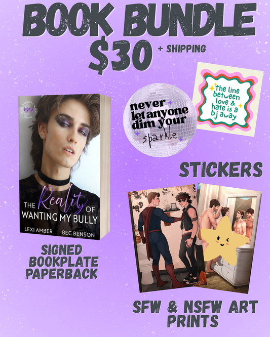 Book Bundle-The Reality of Wanting My Bully paperback