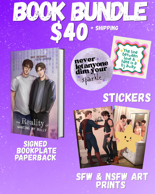 Book Bundle-The Reality of Wanting My Bully hardcover