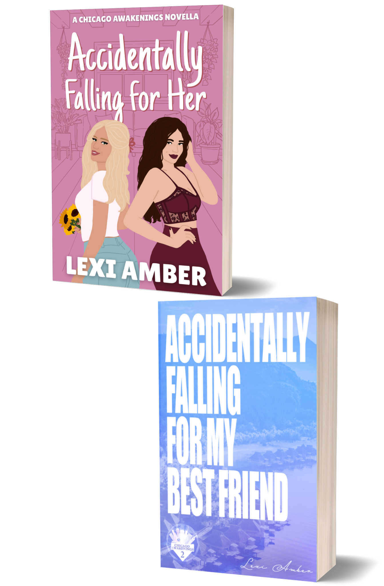 Best Friends For Life Package: Accidentally Falling For Her AND sprayed edge Accidentally Falling For My Best Friend full box