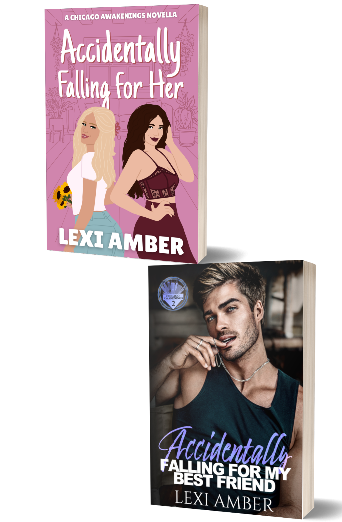 Best Friends For Life Package: Accidentally Falling For Her AND sprayed edge Accidentally Falling For My Best Friend full box